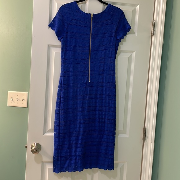 Apt 9 royal blue lace lined dress size medium - Picture 4 of 8